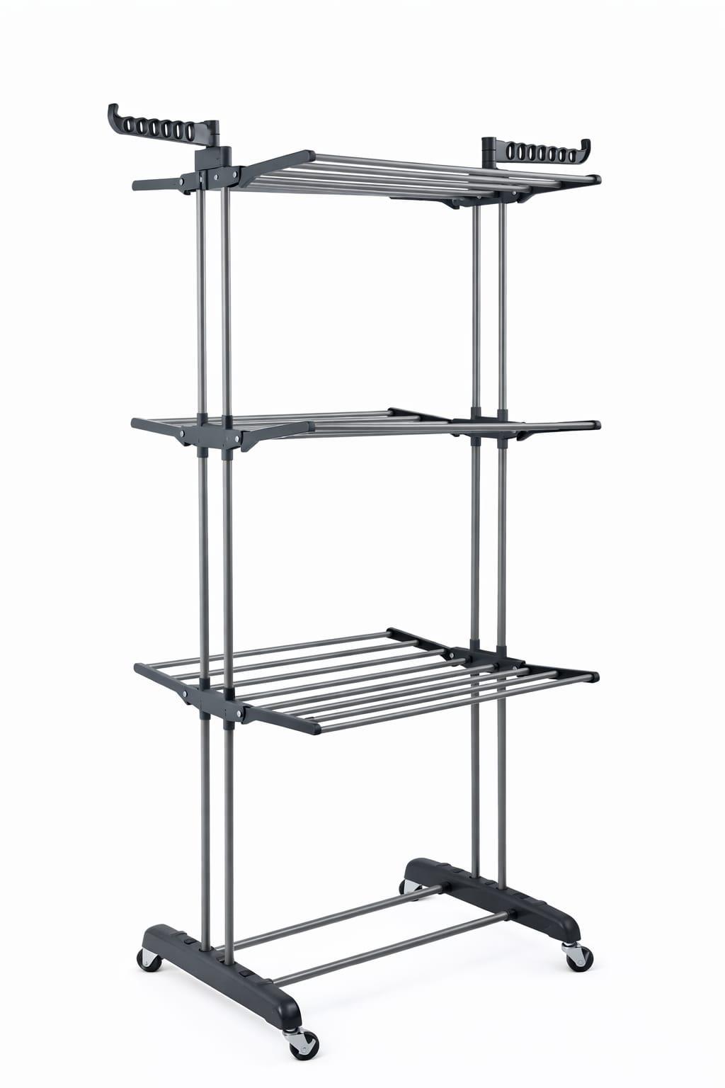 Mobiler Wäscheständer mit Rollen